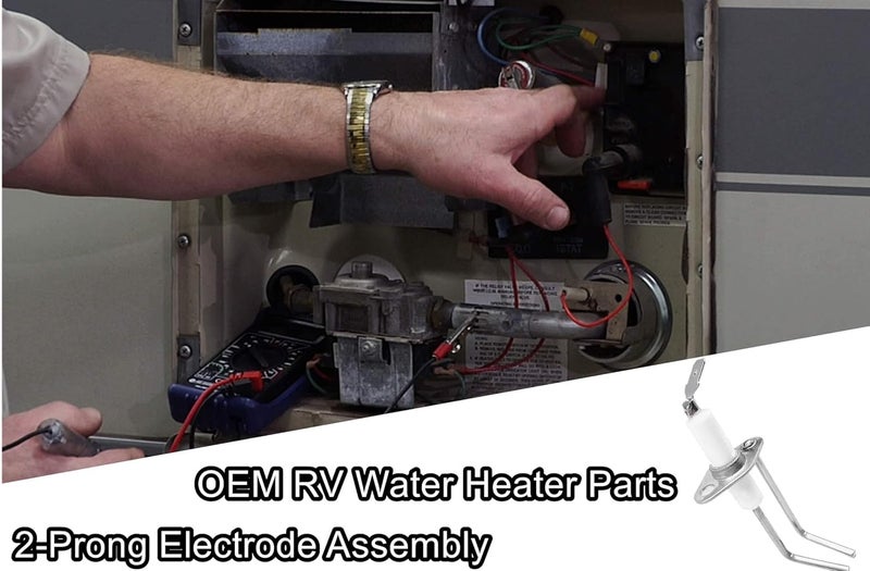 LDCRE 2-Prong Electrode Assembly Compatible with Suburban 232258, RV Water Heater Parts for Suburban Sw6de Sw10de SW Models DSI Electrode Probe Igniter 1Pack - Image 4